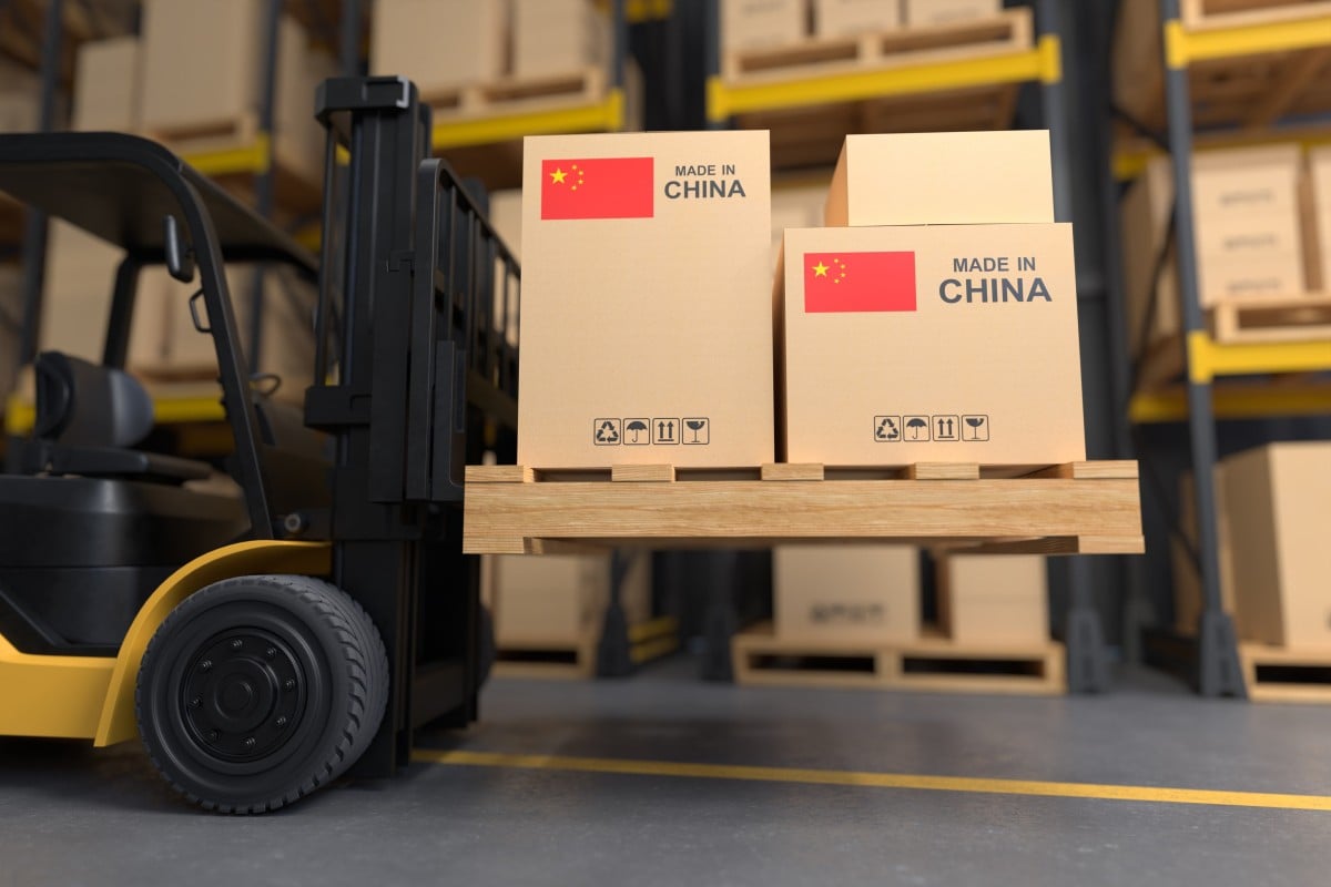 China’s exports fell by 6.2 per cent, year on year, in September, data released on Friday showed, while imports also fell by 6.2 per cent last month. Photo: Shutterstock Images